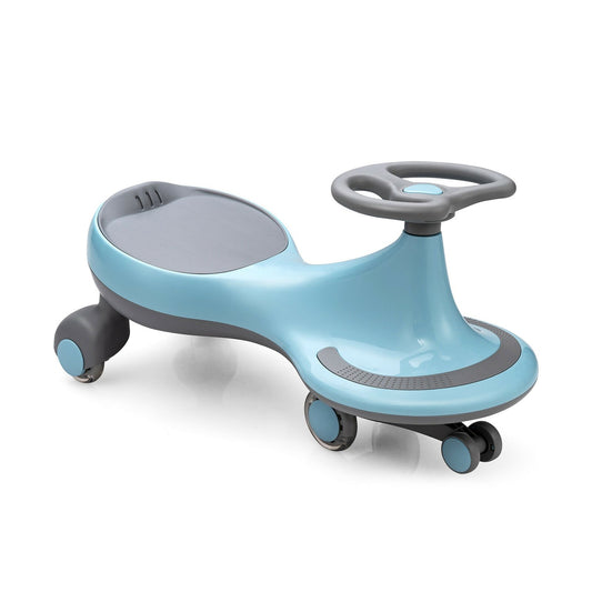 Wiggle Car Ride-on Toy with Flashing Wheels, Blue at Gallery Canada