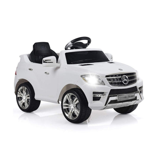 6V Mercedes Benz Kids Ride on Car with MP3+RC, White