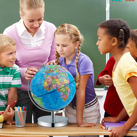 3-in-1 Illuminated World Globe, 88 Constellations, Blue Learning Toys Blue at Gallery Canada