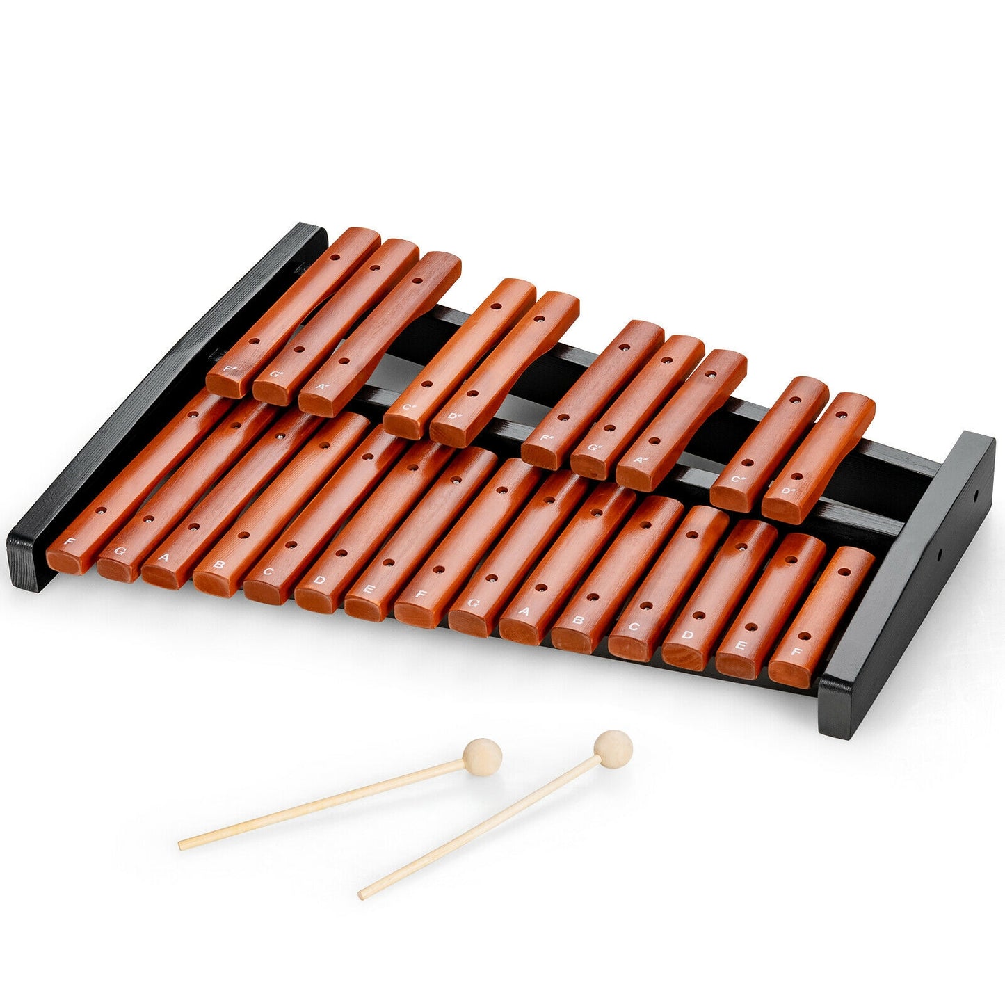 25 Notes Xylophone, Wooden Percussion Educational Instrument, Black Drums & Percussion at Gallery Canada