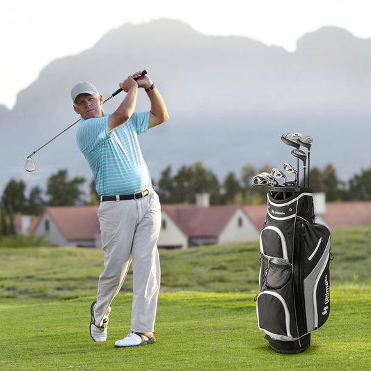 Men's 9-Piece Golf Club Set, Gray Golf Gray at Gallery Canada
