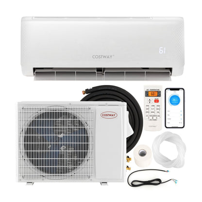 Energy Star Certified 22000 BTU 21 SEER2 Ductless Mini Split Air Conditioner and Heater 208-230V Works with Alexa, White
