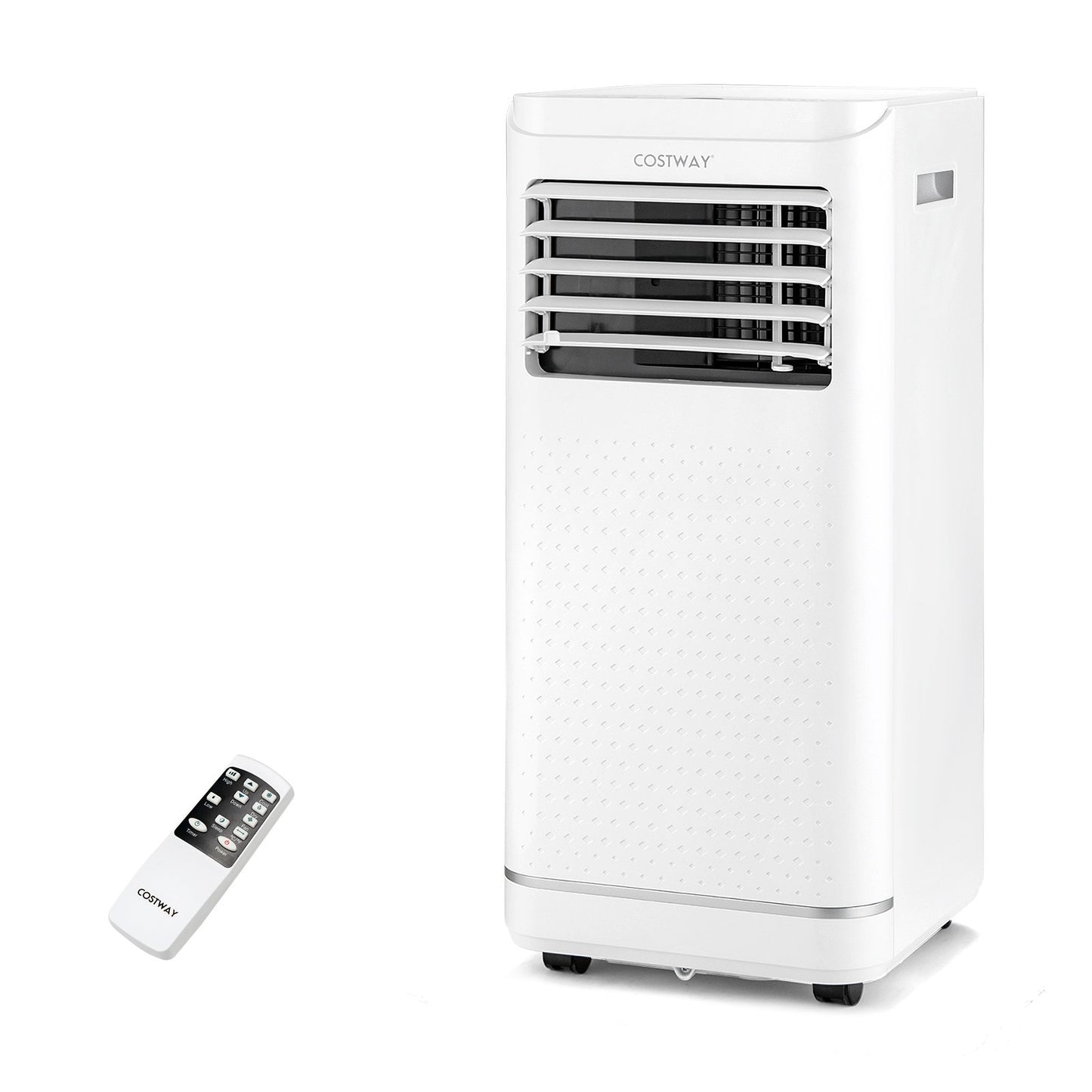 8000/10000 BTU Portable Air Conditioner with Dehumidifier and Fan Mode-8000 BTU, White
