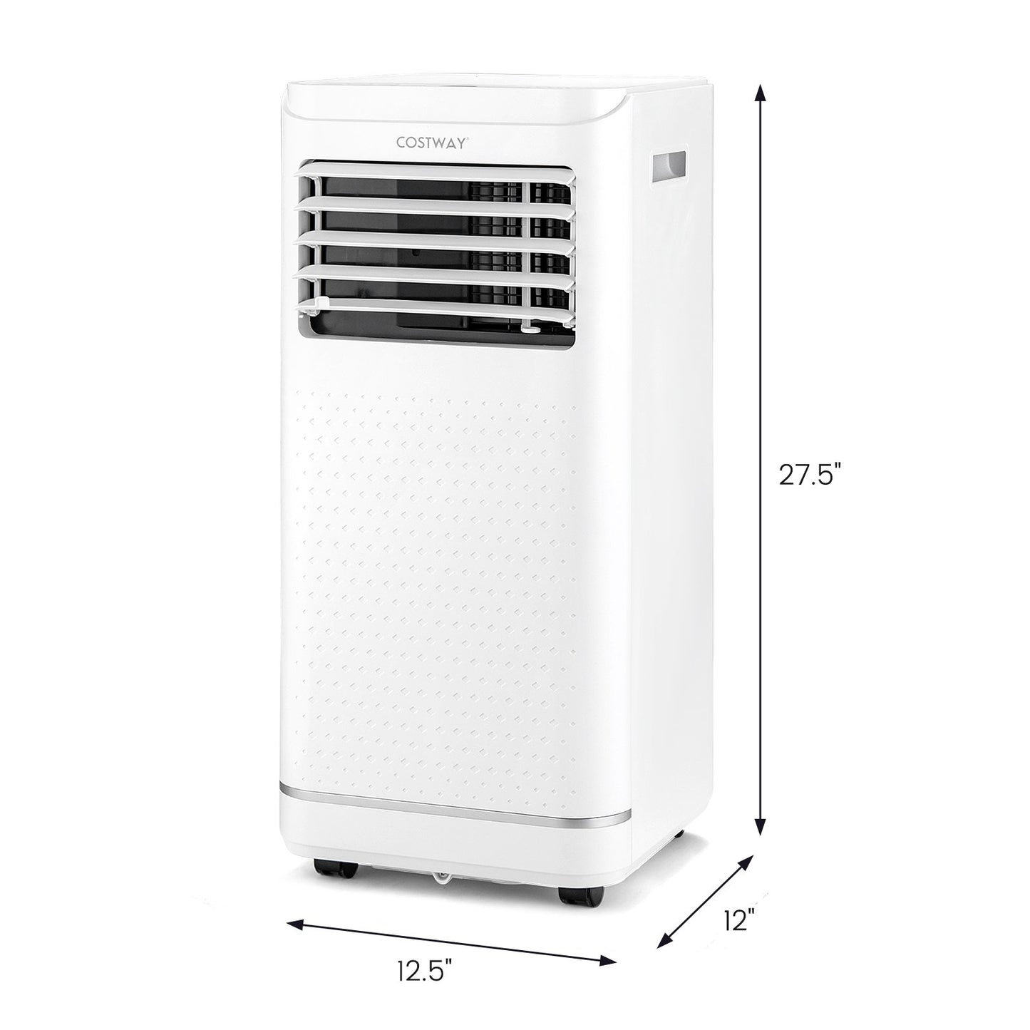 8000/10000 BTU Portable Air Conditioner with Dehumidifier and Fan Mode-10000 BTU, White at Gallery Canada