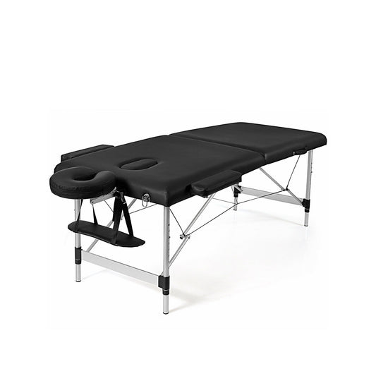84 Inch L Portable Adjustable Massage Bed with Carry Case for Facial Salon Spa, Black