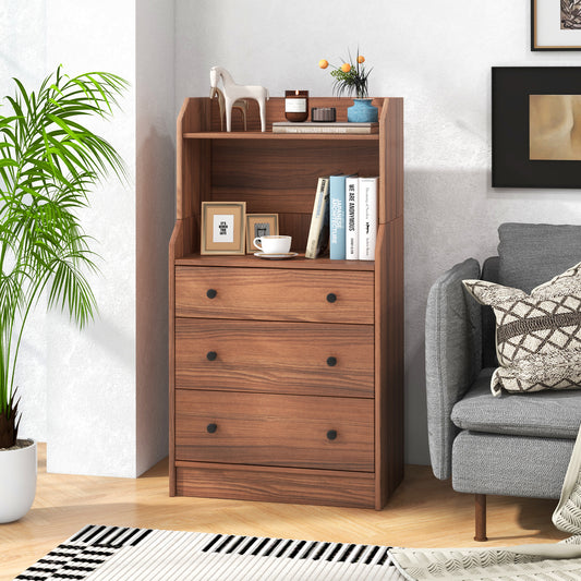 Modern Storage Dresser, Anti-Toppling Device, Walnut Dressers & Chests Walnut at Gallery Canada