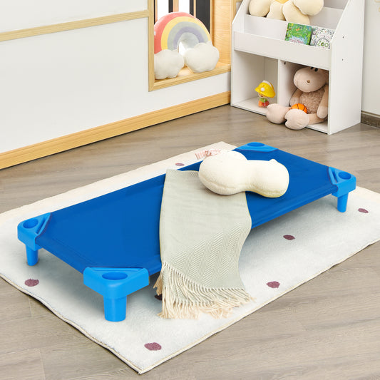 Kids Stackable Daycare Rest Mat, 52 Inch x 23 Inch, Pack of 6, Blue Toddler Beds Blue at Gallery Canada