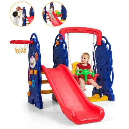3-in-1 Toddler Climber and Swing Playset, Multicolor at Gallery Canada