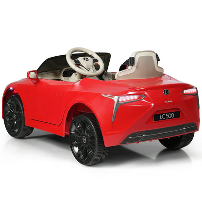 Lexus LC500 Licensed Kids 12V Ride Remote Control Electric Vehicle, Red at Gallery Canada