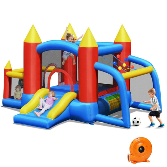 Kid Inflatable Slide Jumping Castle Bounce House with 740w Blower at Gallery Canada