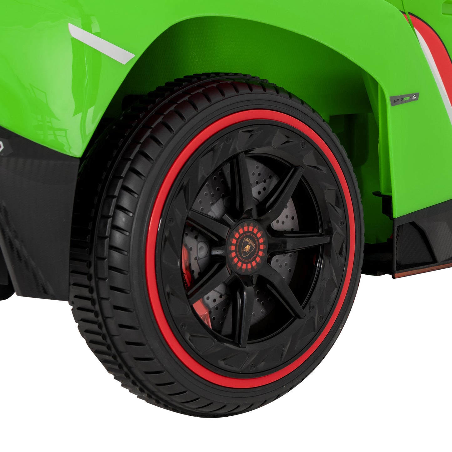 12V Licensed Lamborghini 4WD Kids Ride-on Sports Car with 2.4G Remote, Green Powered Ride On Toys at Gallery Canada