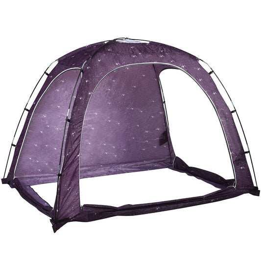 Portable Indoor Privacy Play Tent with Carry Bag for Kids and Adult, Purple