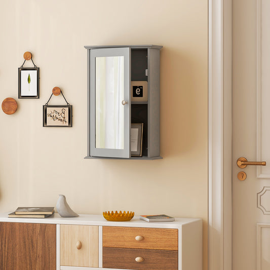Bathroom Wall Cabinet With Mirror Door, Gray Wall Cabinets Gray at Gallery Canada
