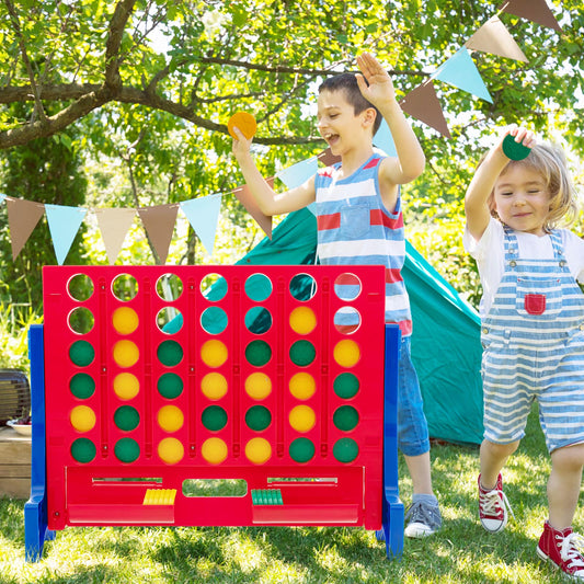 Jumbo 4-To-Score Connect Game Set, 42 Coins, Blue Lawn Games Blue at Gallery Canada