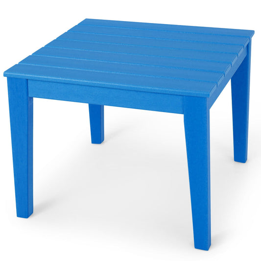 25.5 Inch Square Kids Activity Play Table, Blue