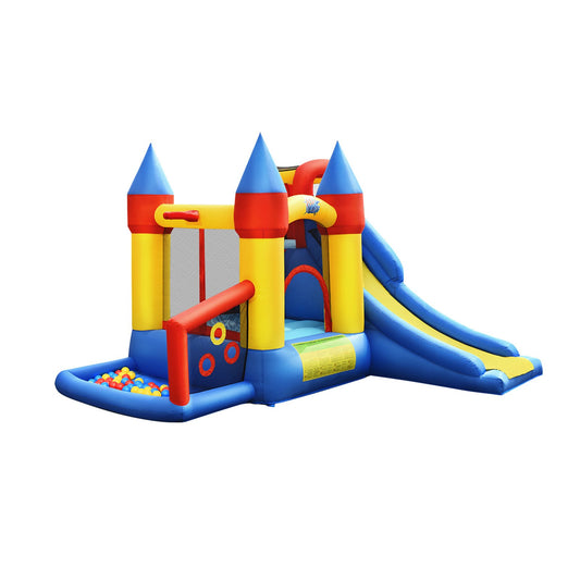 Inflatable Bounce House with Basketball Rim and 780W Blower at Gallery Canada