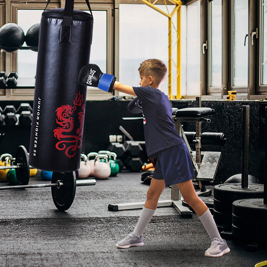 5 Pieces 40Lbs Boxing Set, Jump Rope, Gloves, Black Boxing & Martial Arts Black at Gallery Canada