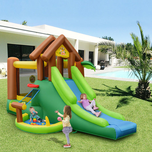 Kids Inflatable Jungle Bounce House Castle, 735W Blower Bounce House Options at Gallery Canada