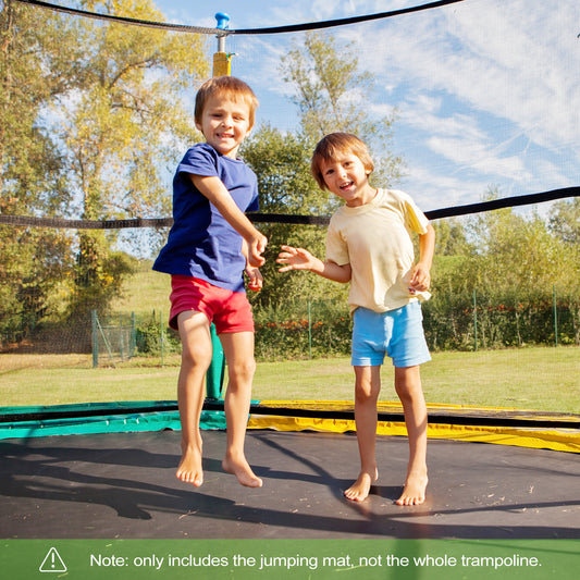 High Elastic PP Jumping Mat, 10 ft, Black Trampoline Accessories Black at Gallery Canada
