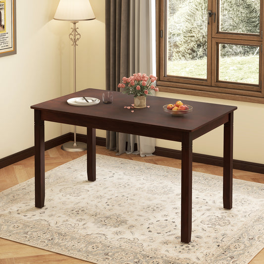 48-Inch Wooden Dining Table For 4, Rectangular Kitchen Table, Cherry Dining Tables Cherry at Gallery Canada