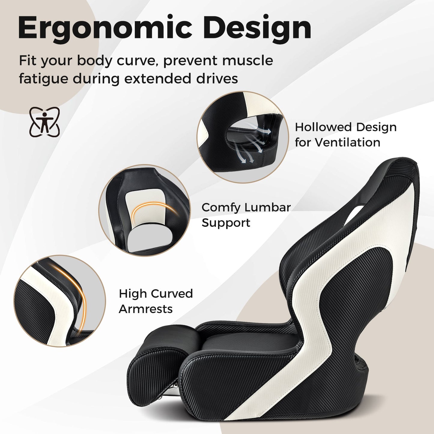 Captain Bucket Seat, Waterproof PVC Leather, Black Water Sports at Gallery Canada