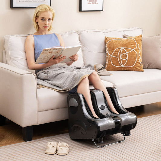 Shiatsu Foot Calf Massager Machine, Tilt Base, Gray Foot Massager Gray at Gallery Canada