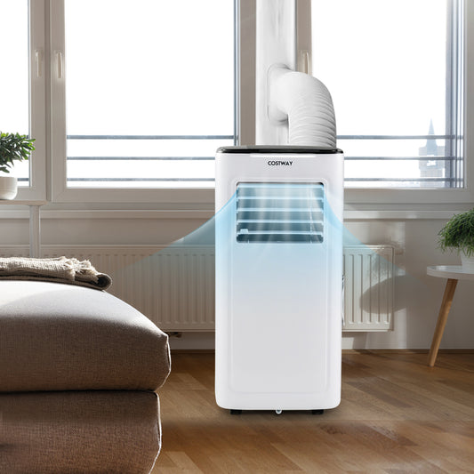 3-In-1 9000 BTU Air Conditioner, Dehumidifier, 24H Timer, White Portable Air Conditioners White at Gallery Canada