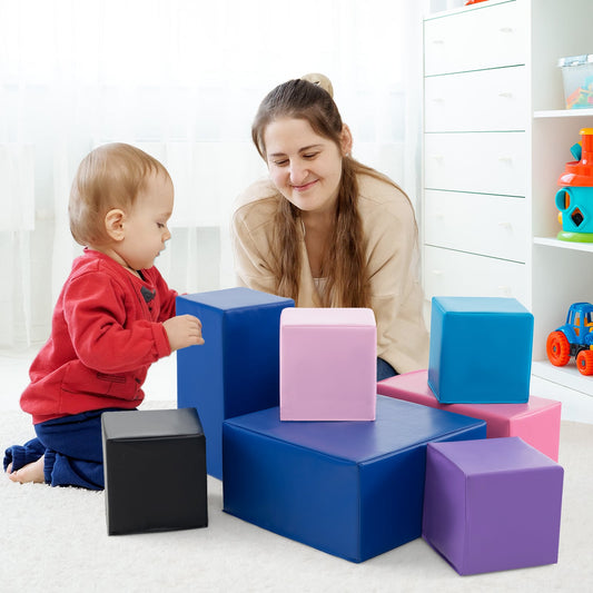 7-Piece Big Foam Building Blocks for Toddlers and Kids, Multicolor Climbers & Slides Multicolor at Gallery Canada