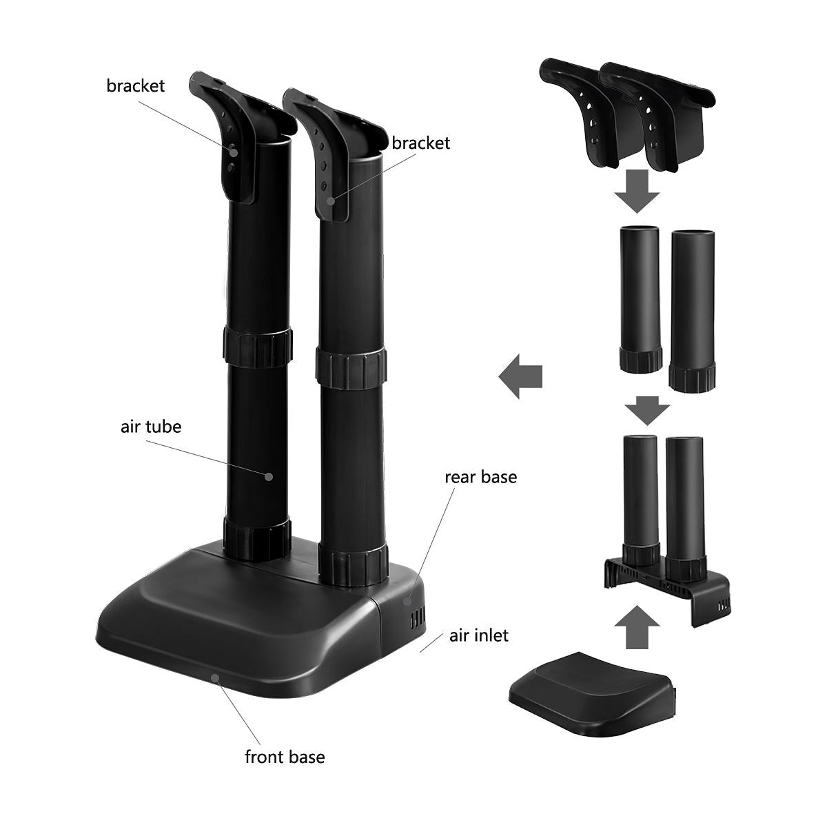 Electric Shoe Dryer Boot Warmer, Gray Dryers at Gallery Canada