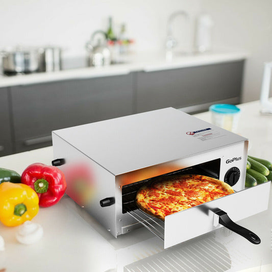 Commercial Pizza Oven, Stainless Steel Pan, Silver Toaster Ovens Silver at Gallery Canada
