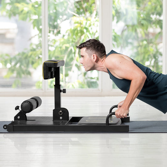 8-In-1 Home Gym Multifunction Squat Fitness Machine, Black Benches Racks & Bars Black at Gallery Canada
