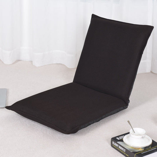 Adjustable 6 Position Folding Sofa Chair, Brown Floor Chairs Brown at Gallery Canada