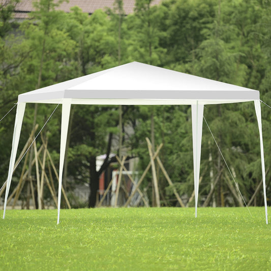 10x10 Feet Outdoor Wedding Canopy Tent, White Canopies White at Gallery Canada