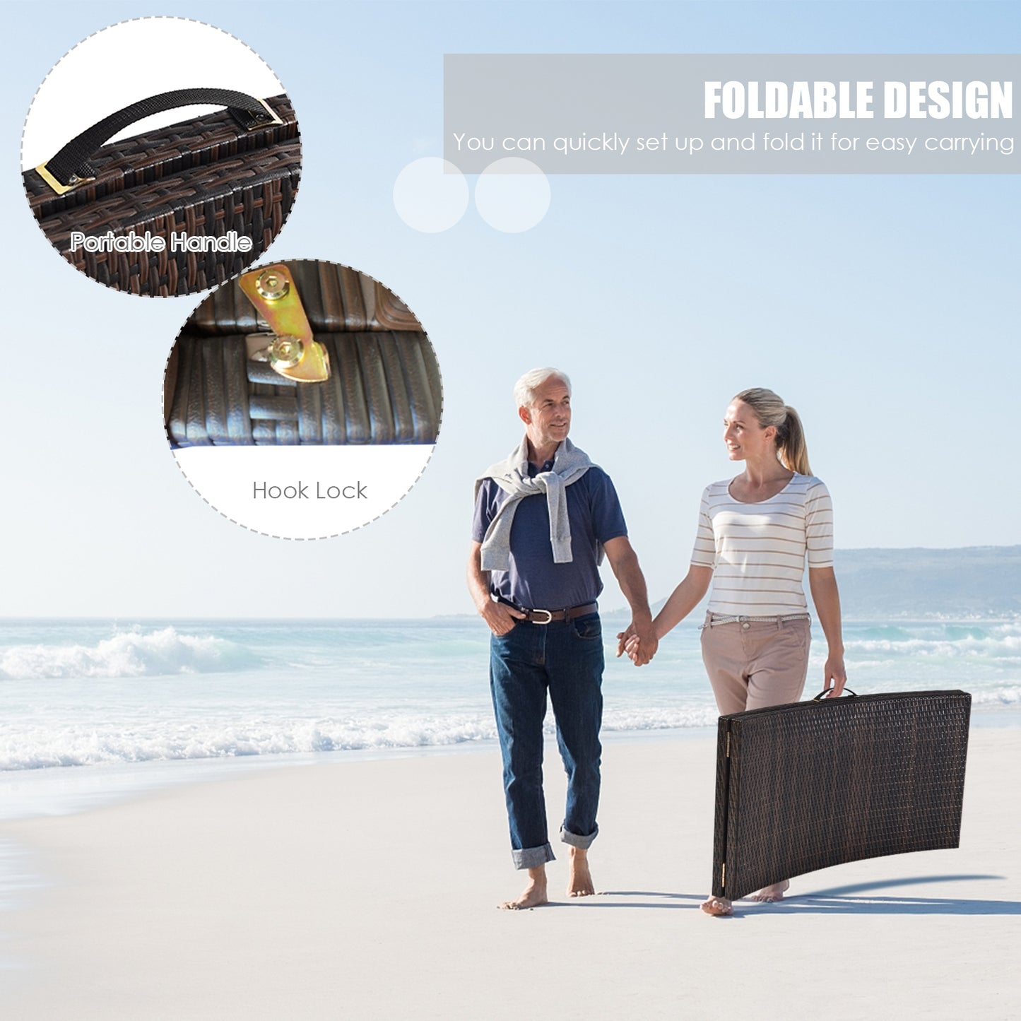 2 Pieces Folding Patio Lounger Chair, Red Outdoor Chaise Lounges at Gallery Canada