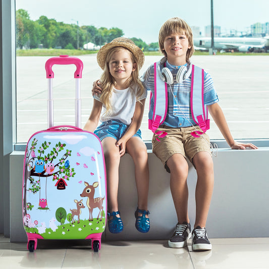 Kids Suitcase Backpack Luggage Set, 2 Pieces, Blue Kids Luggage Blue at Gallery Canada