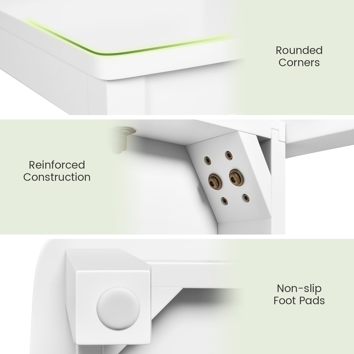 Set of 2 Wood Dining Chairs with Solid Rubber Wood Legs, White Dining Chairs at Gallery Canada