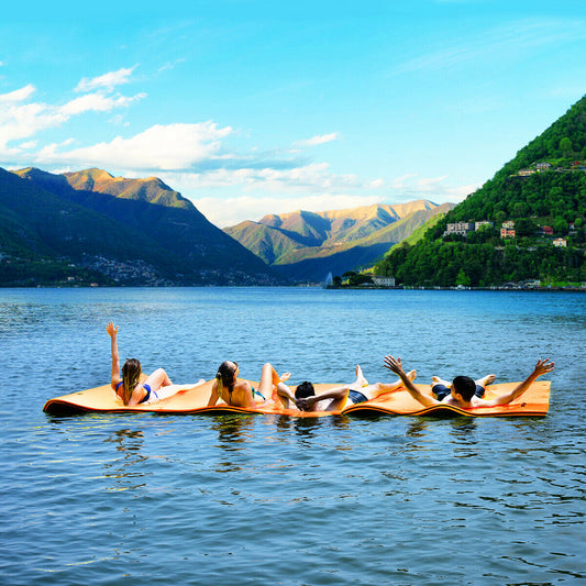 3 Layer Water Floating Pad, Orange