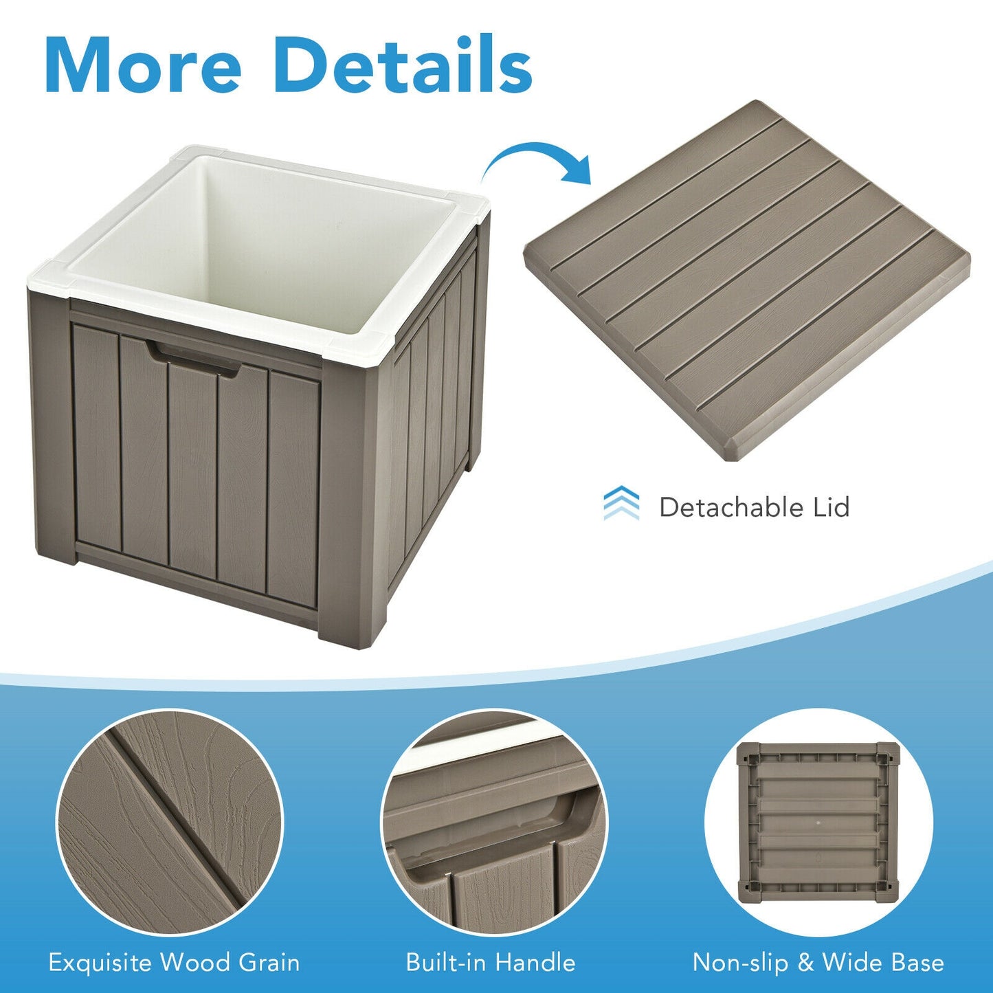10 Gallon Storage Cooler, For Picnic And Outdoor, Brown Coolers at Gallery Canada