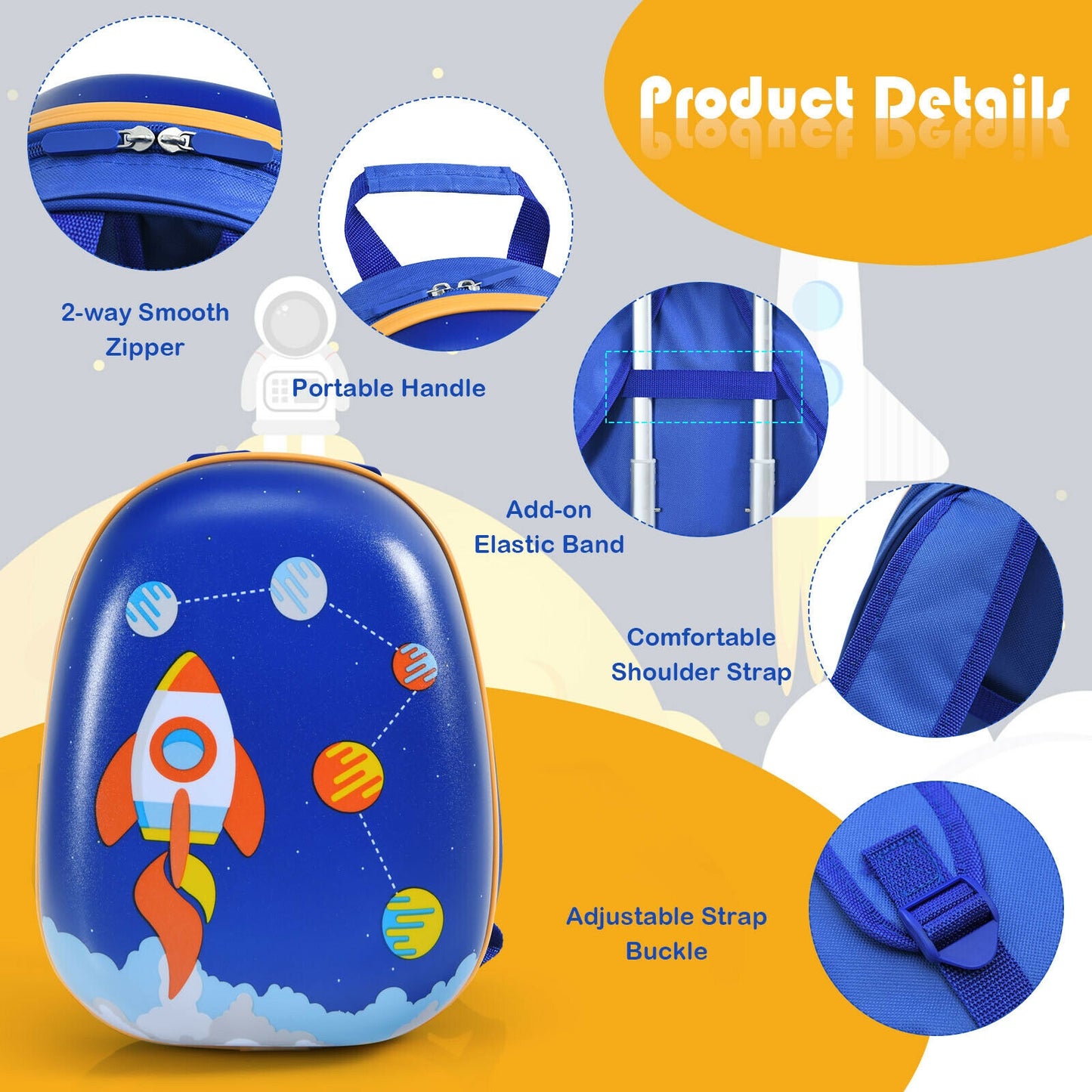 Kids Lightweight Luggage Set, Backpack And Suitcase, Blue Kids Luggage at Gallery Canada