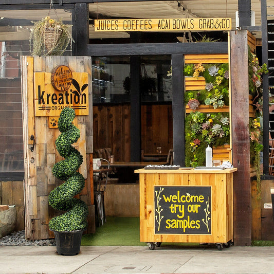 4 Feet Artificial Boxwood Spiral Green Leaves Tree, Green Faux Plants Green at Gallery Canada