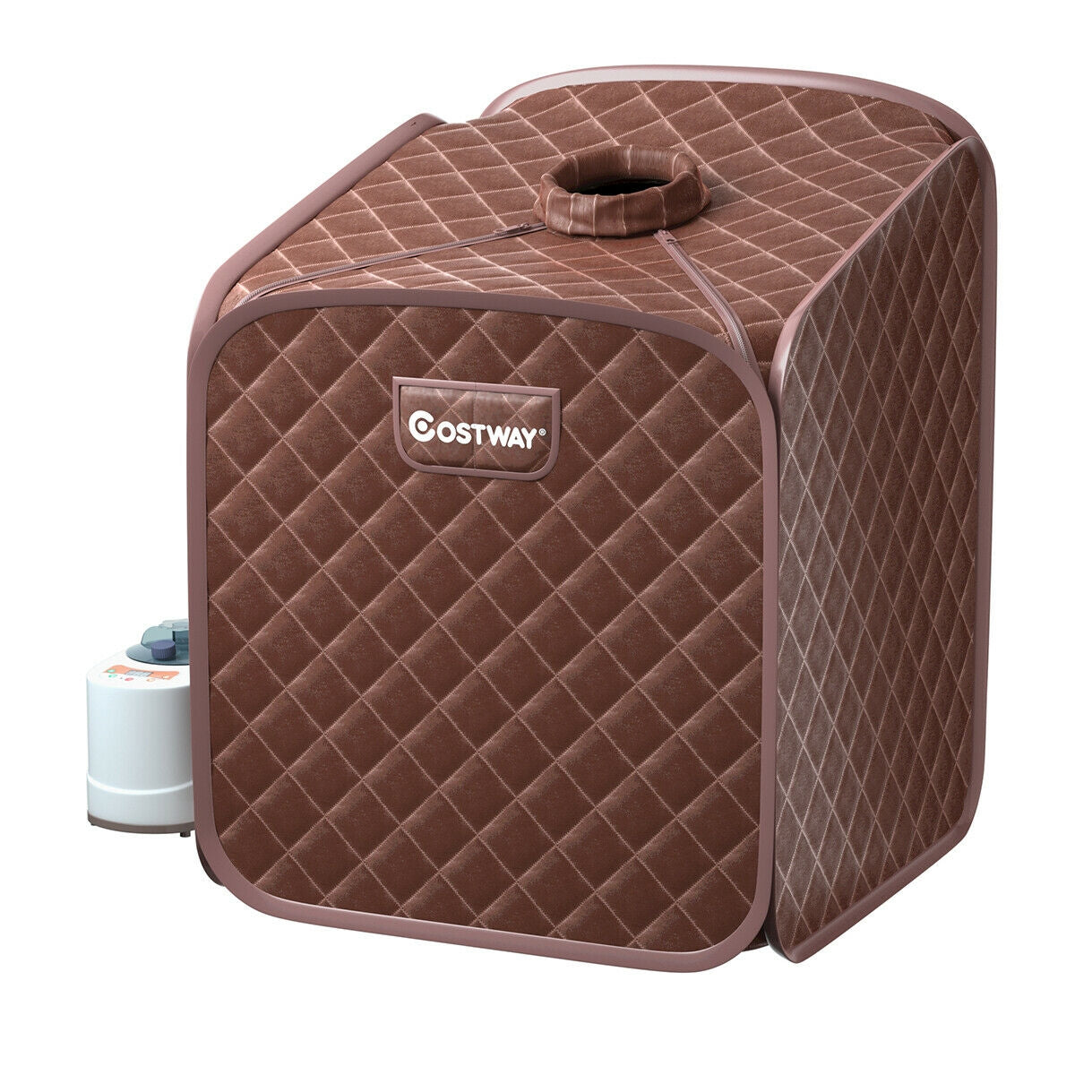 2L Portable Folding Steam Sauna Spa, Brown Spa & Salon at Gallery Canada