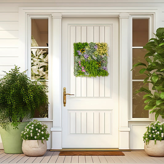 20" x 20" 3D Hanging Succulents, Mixed Faux Plants, Green Faux Plants Green at Gallery Canada