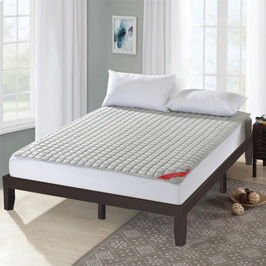 14 Inch King Size Wood Platform Bed Frame, Brown Simple Bed Frame Brown at Gallery Canada