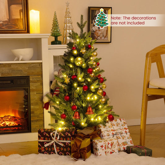 3 Feet Mini Pre-Lit Artificial Christmas Tree, Green Christmas Tree Green at Gallery Canada