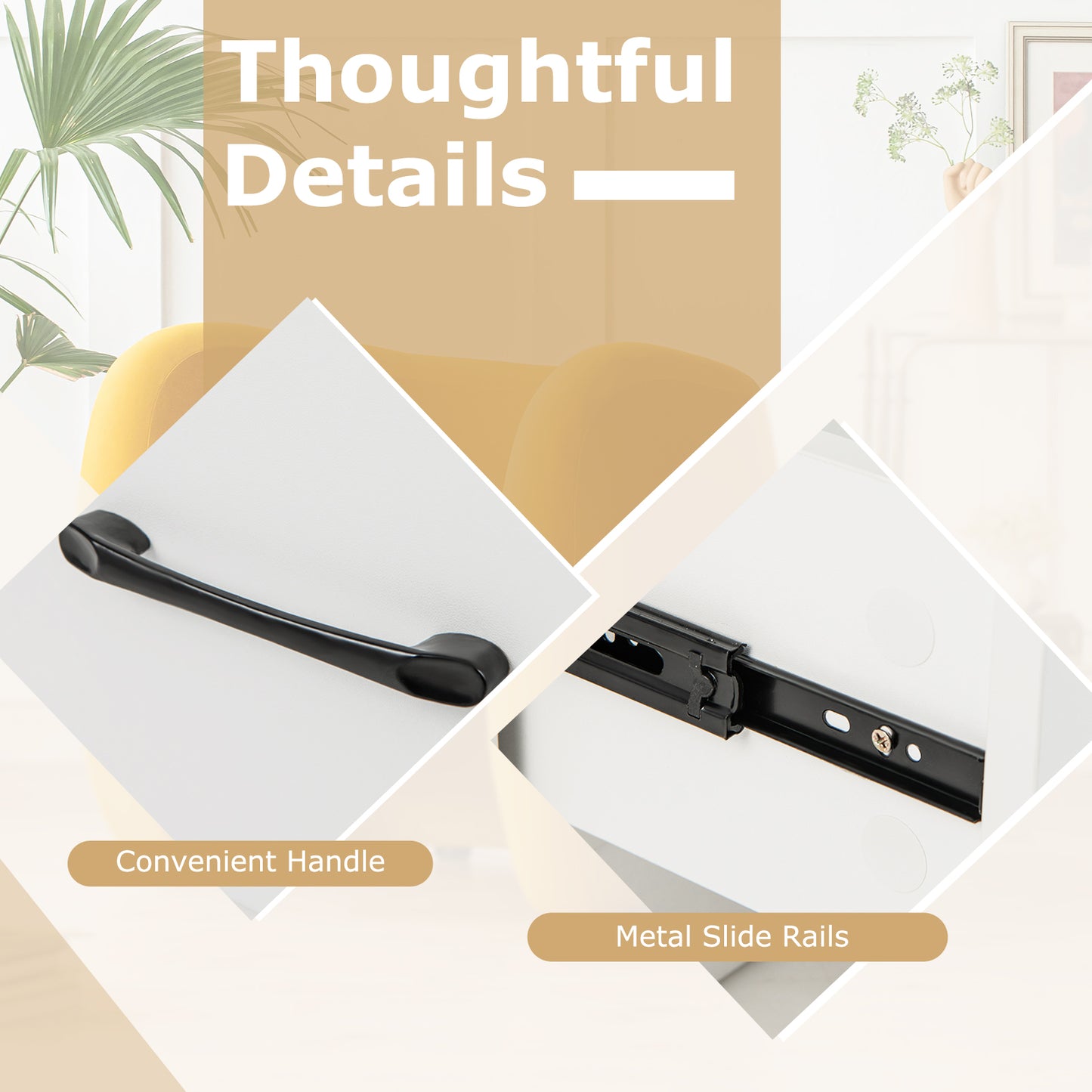 48 Inch Tall 4 Tier Wood Bookcase With Drawer, White Bookcases at Gallery Canada