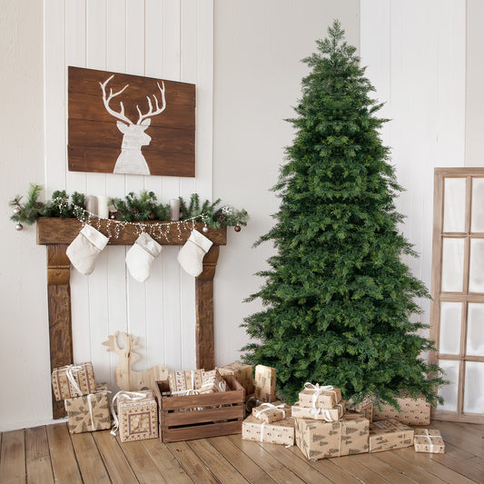 Artificial Christmas Tree, Hinged, 6 ft, Green Christmas Tree Green at Gallery Canada