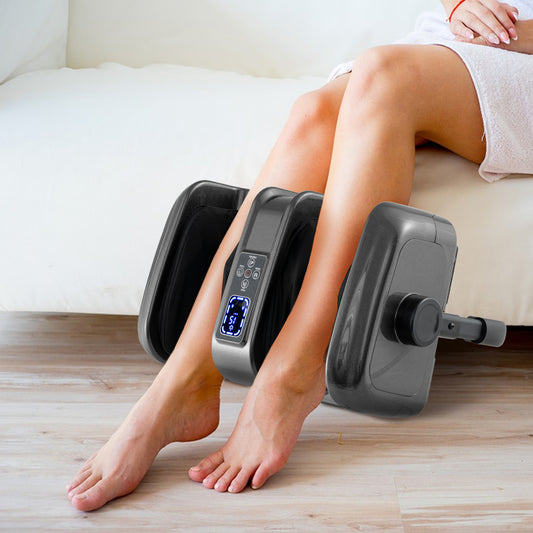 Foot and Calf Massager with Heat Shiatsu Deep Kneading Rolling Smart Electric Leg Massager-Grey, Gray Foot Massager Gray at Gallery Canada