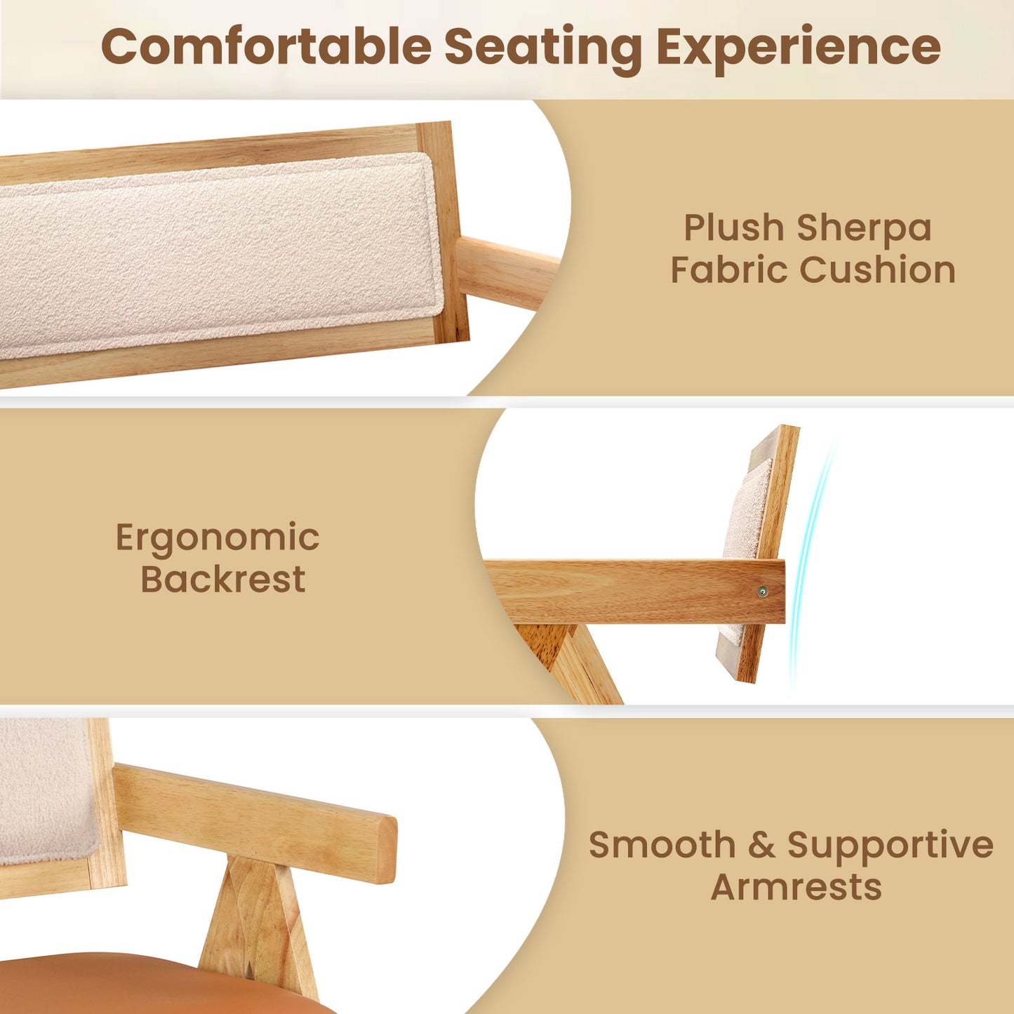 Rubber Wood Dining Bench, Armrest Sherpa Upholstered, Navy Outdoor Benches at Gallery Canada