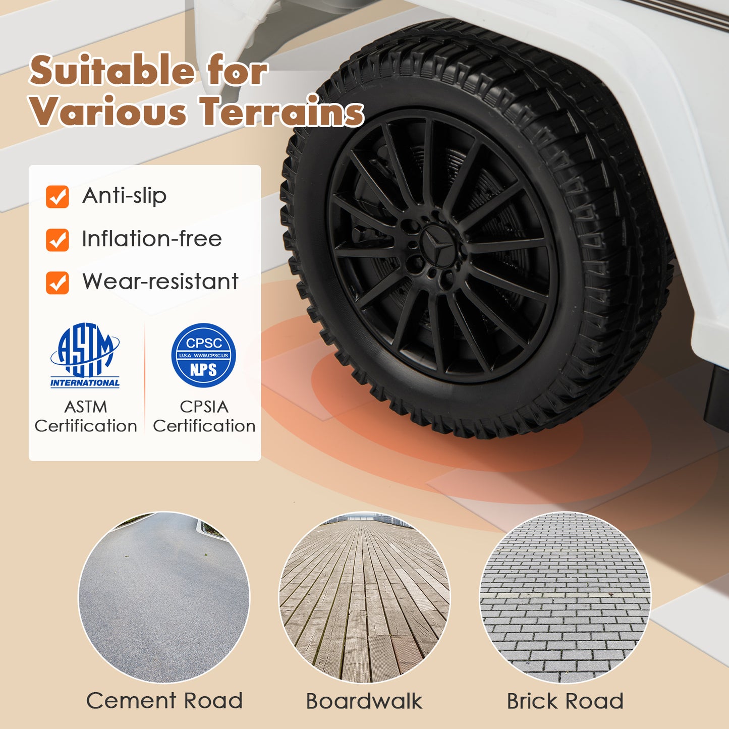 3-In-1 Ride On Push Car Stroller, G350, White Push & Pedal Ride On Toys at Gallery Canada