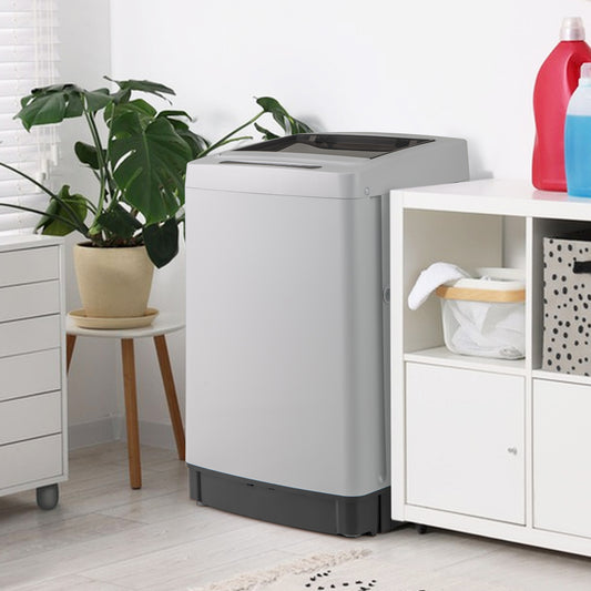 Full Automatic Washing Machine, Washer Spin Combo, Gray